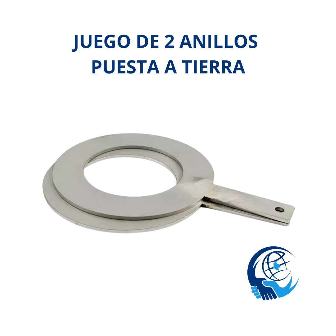 JUEGO DE ANILLOS PUESTA A TIERRA PARA MEDIDOR ELECTROMAGNETICO