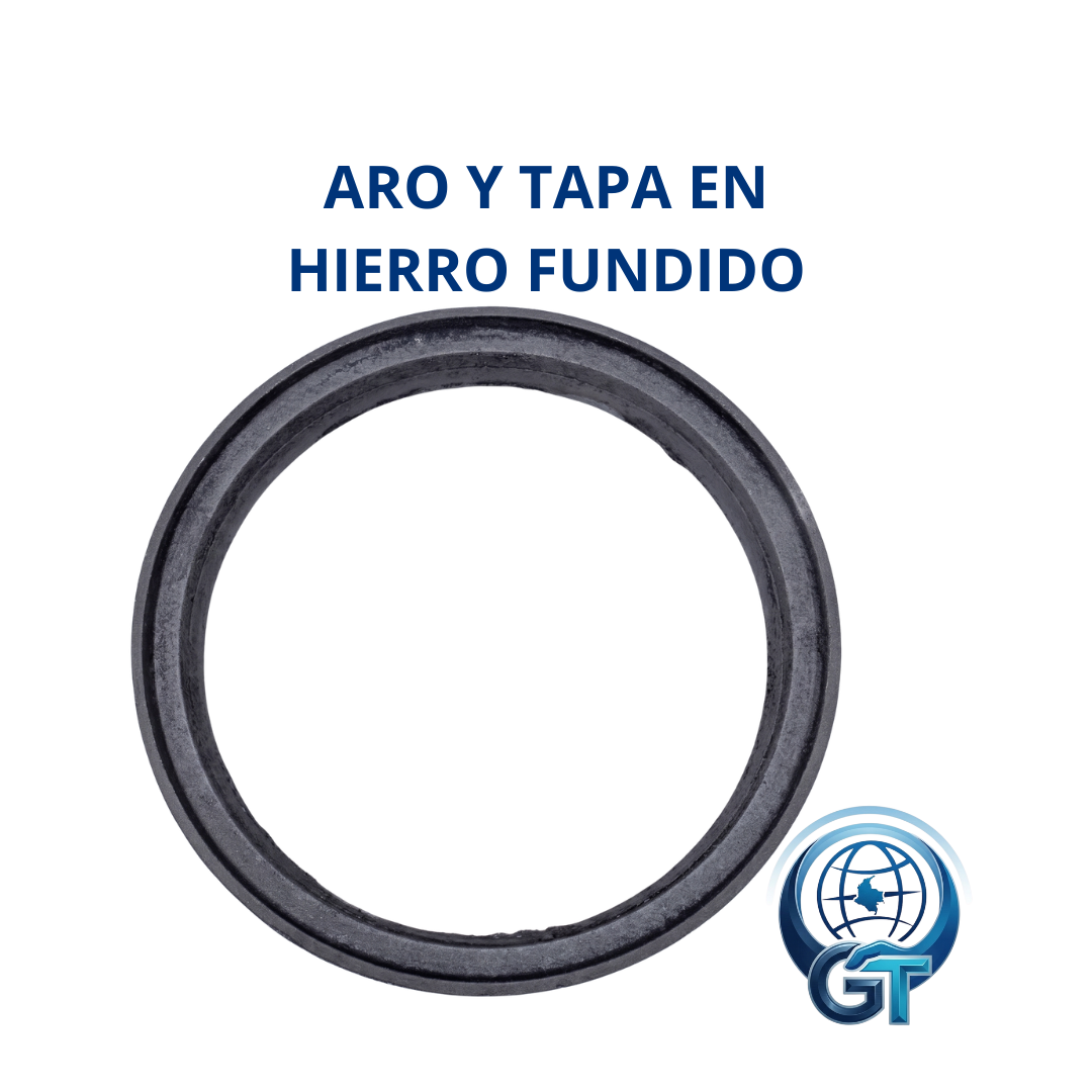 ARO Y TAPA EN HIERRO FUNDIDO PARA ALCANTARILLADO