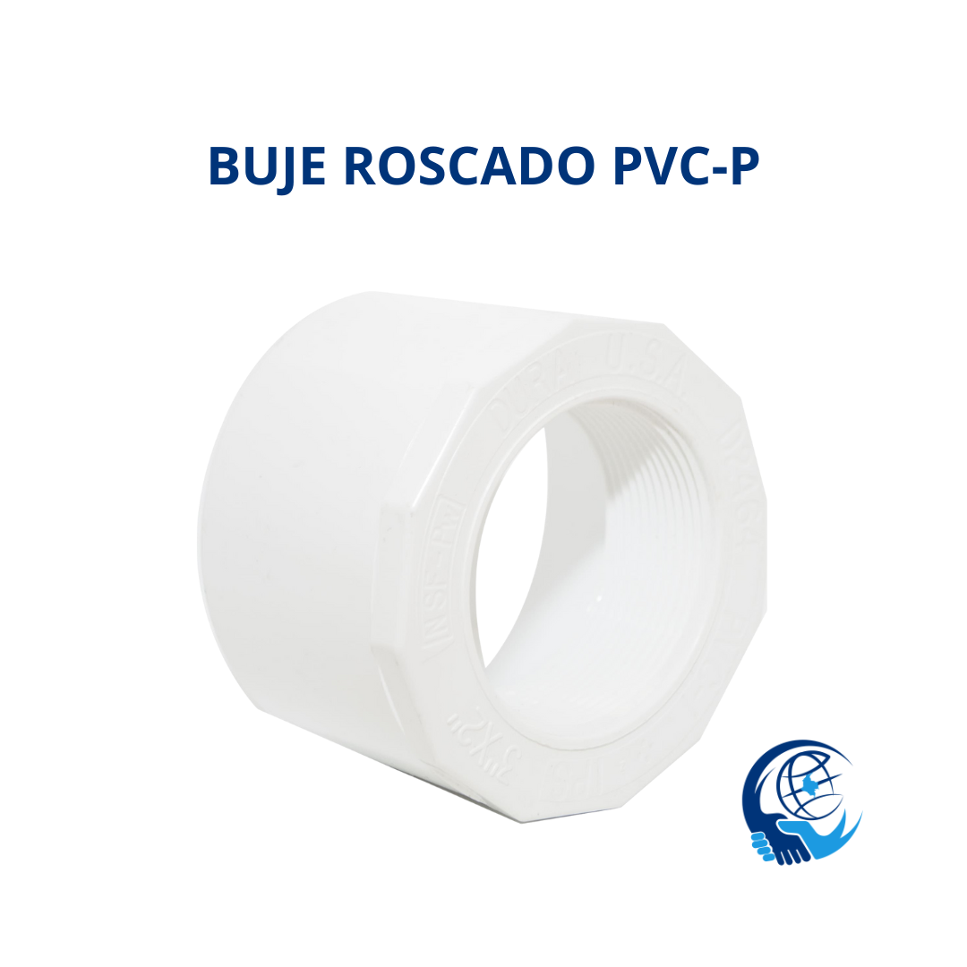 BUJE ROSCADO PVC PRESIÓN SCH 40
