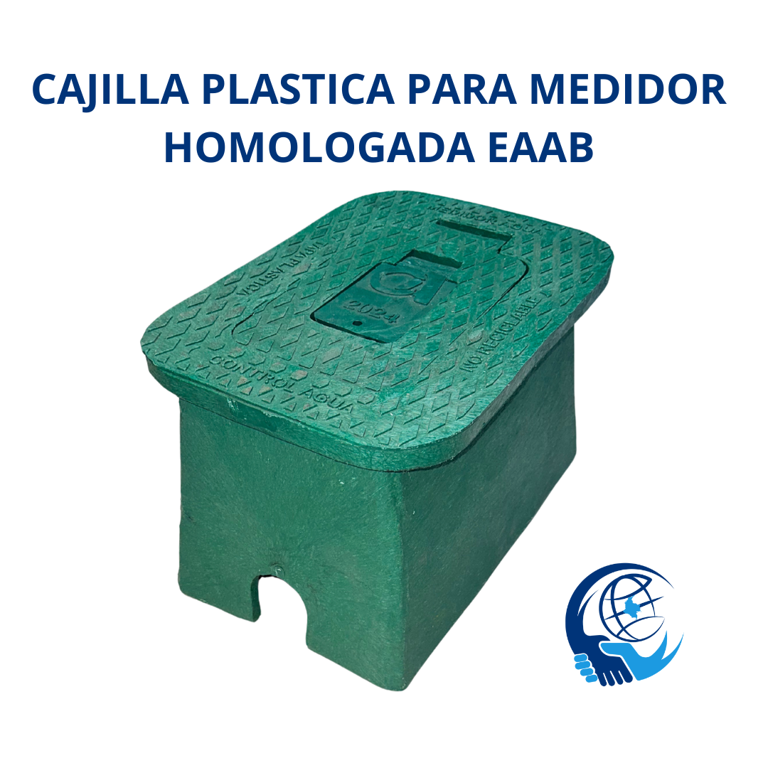 CAJILLA EN PLASTIO NO RECICLADO PARA MEDIDOR DE AGUA HOMOLOGADA PARA BOGOTA