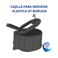 CAJILLA PLASTICA PARA MEDIDOR CON CIERRE ANTIFRAUDE Y MIRILLA GT BORUSIA