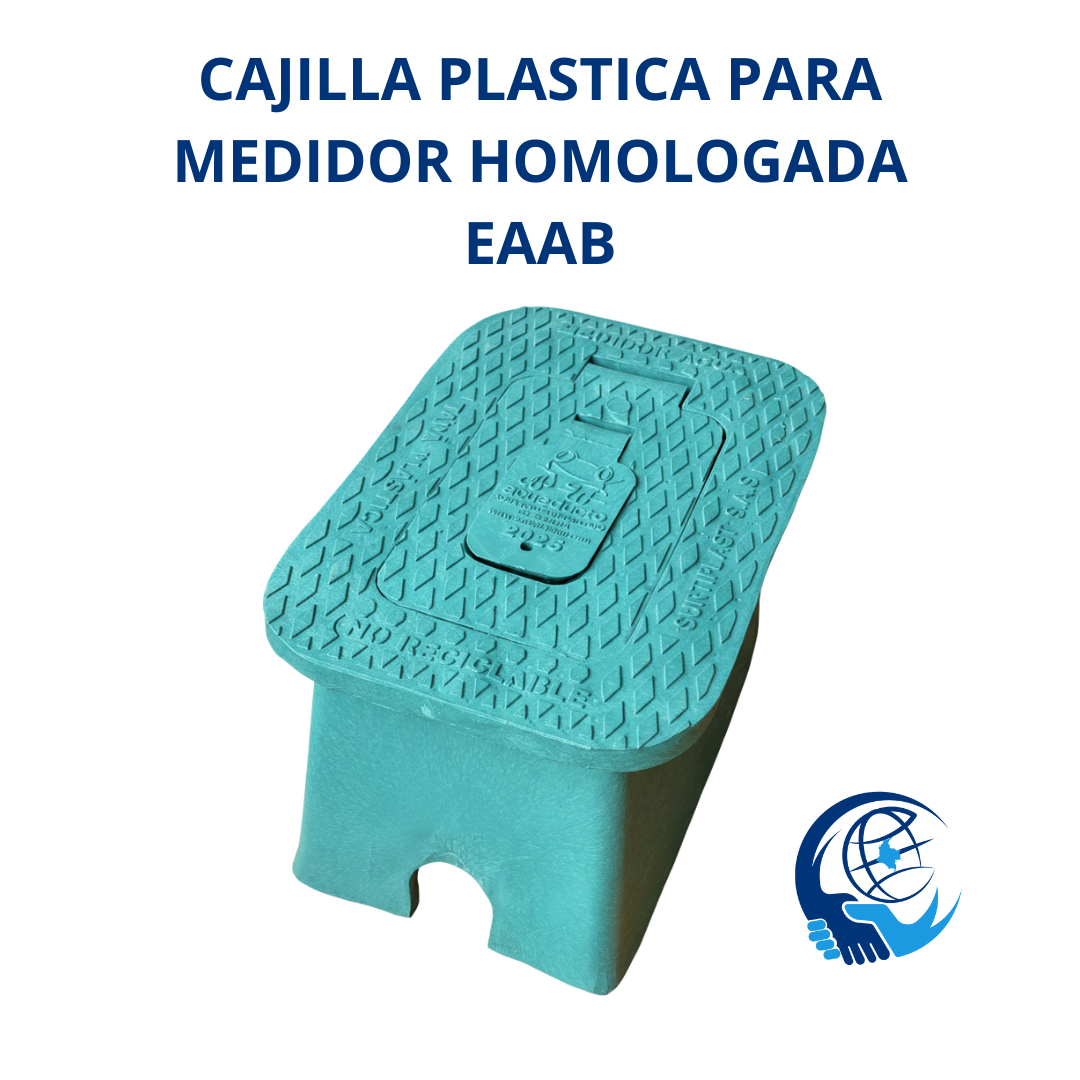 CAJILLA EN PLASTIO NO RECICLADO PARA MEDIDOR DE AGUA HOMOLOGADA PARA BOGOTA