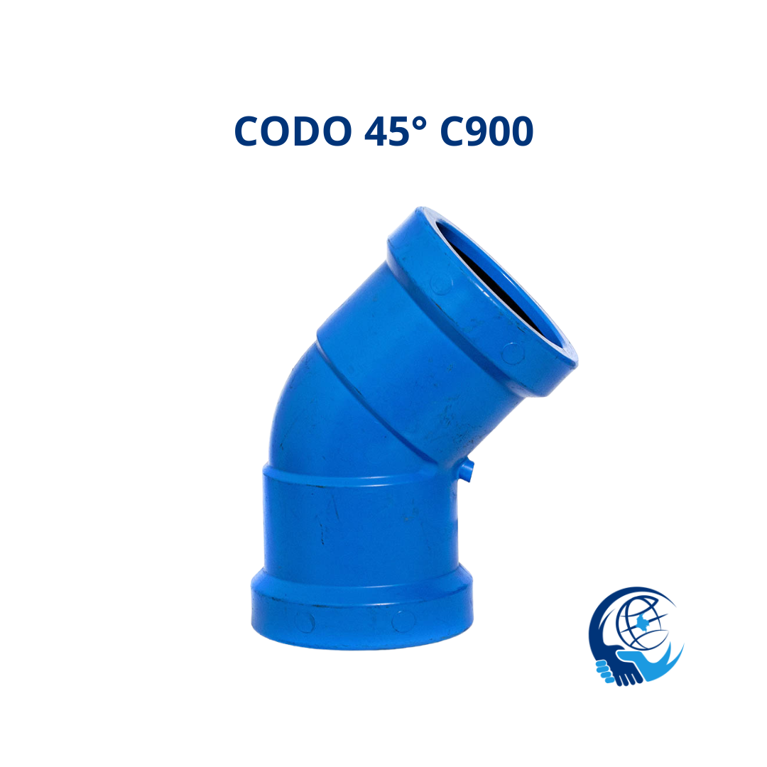 CODO 45° PARA RED CONTRAINCENDIOS ENTERRADA C900