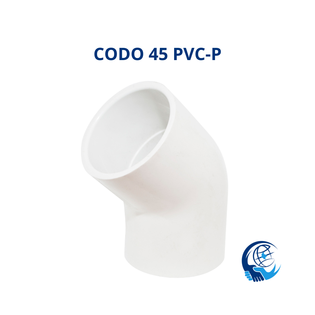 Codo 45 PVC Presión SCH 40
