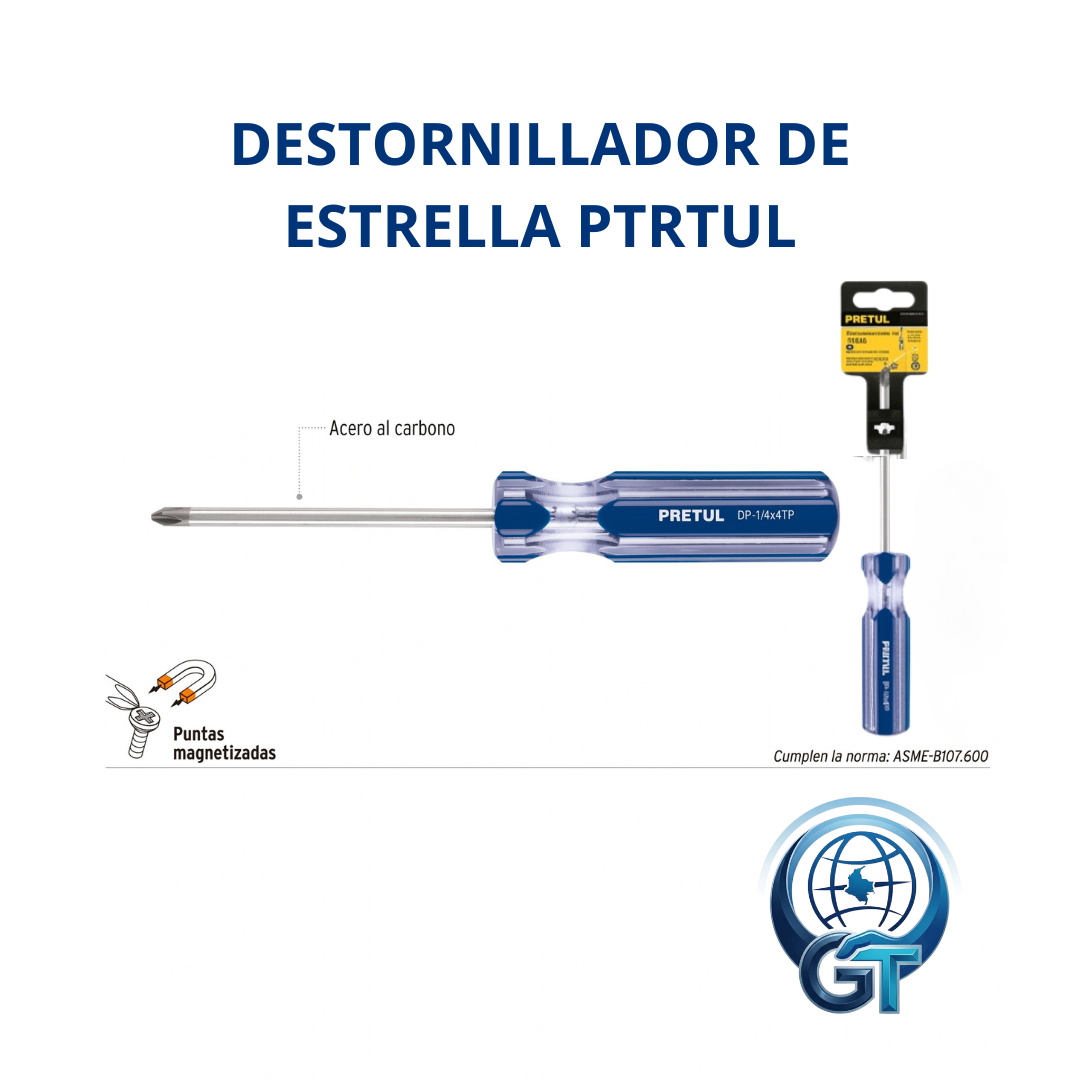 Destornillador de estrella pretul