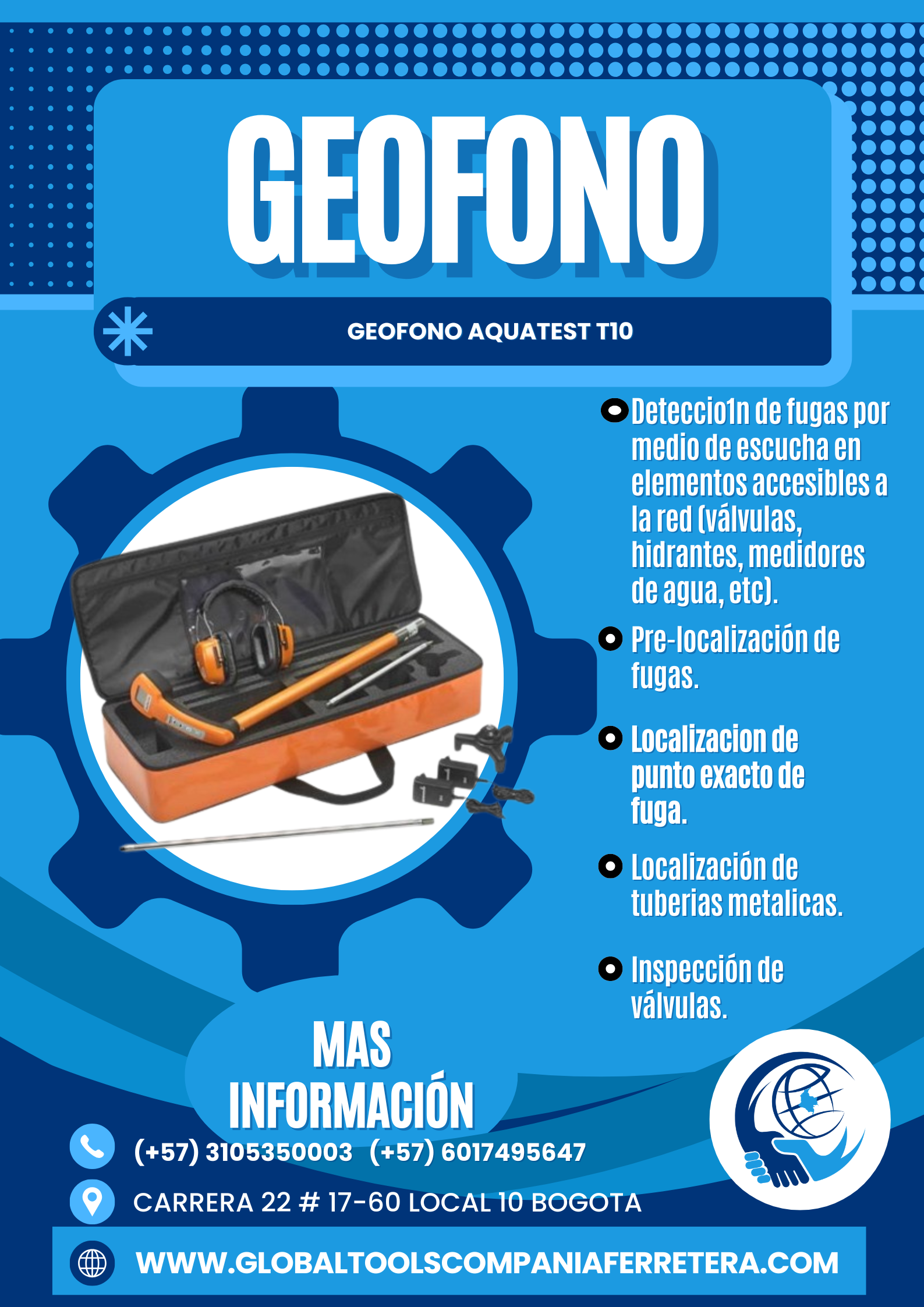 GEOFONO AQUATEST T10