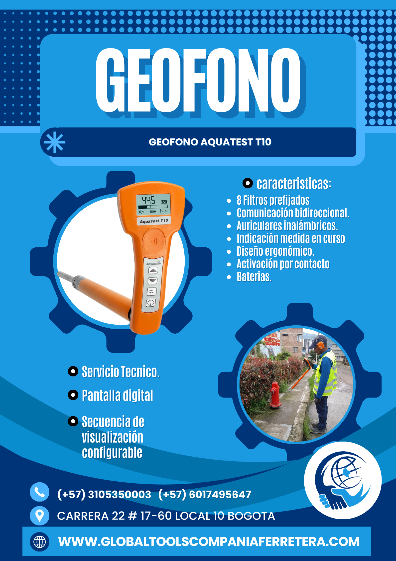 GEOFONO AQUATEST T10