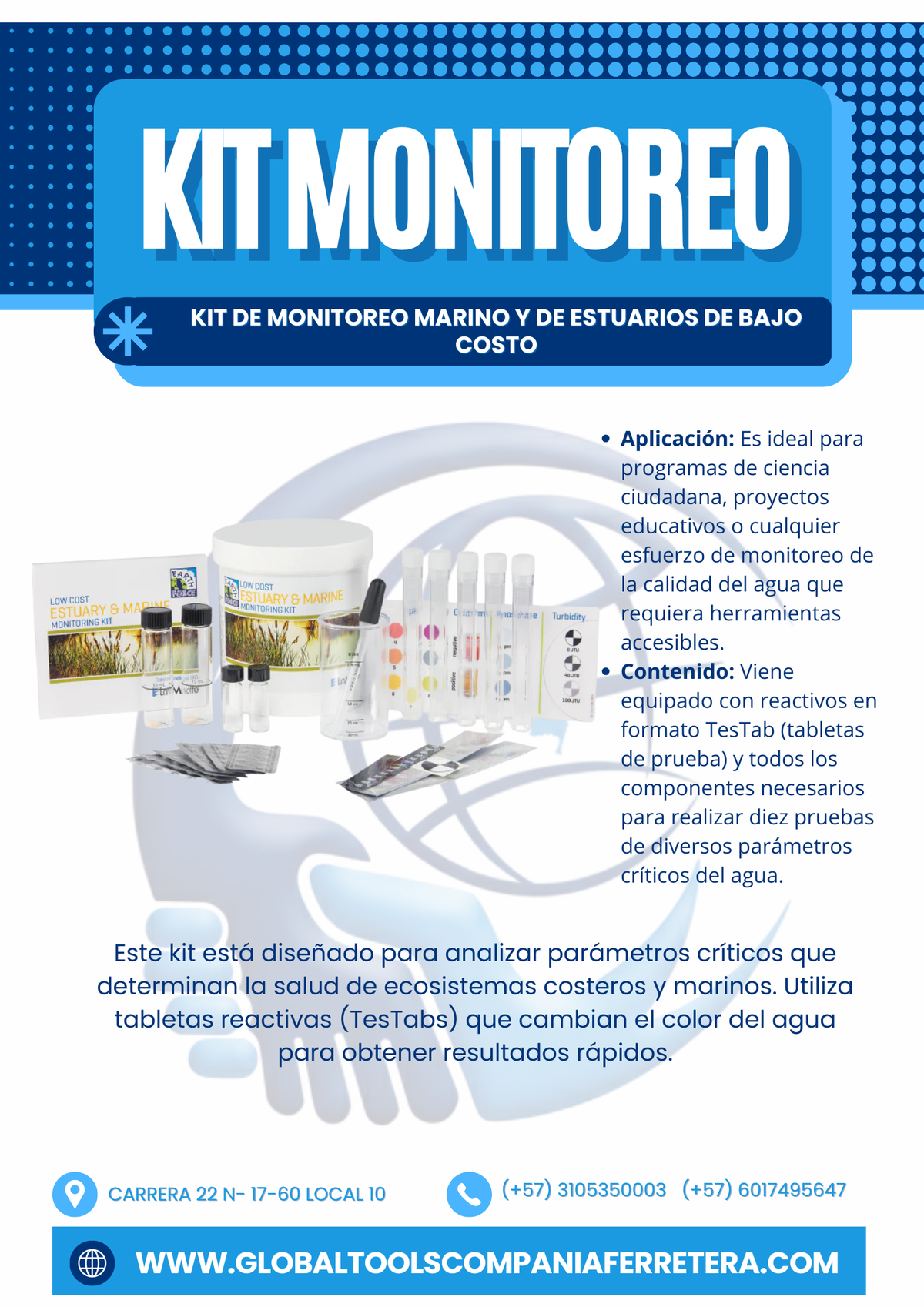 Kit De Monitoreo De Estuarios Y Marino