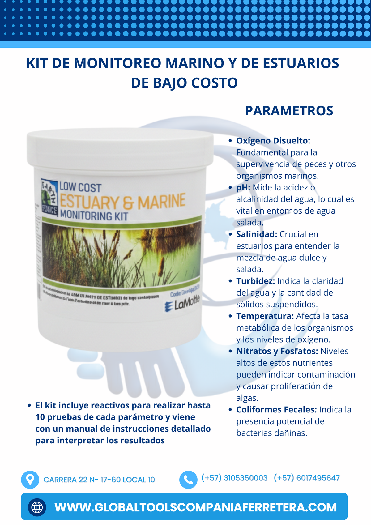 Kit De Monitoreo De Estuarios Y Marino