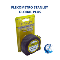 Flexómetro (cinta métrica) Stanley Global Plus de 8 metros/26 pies.
