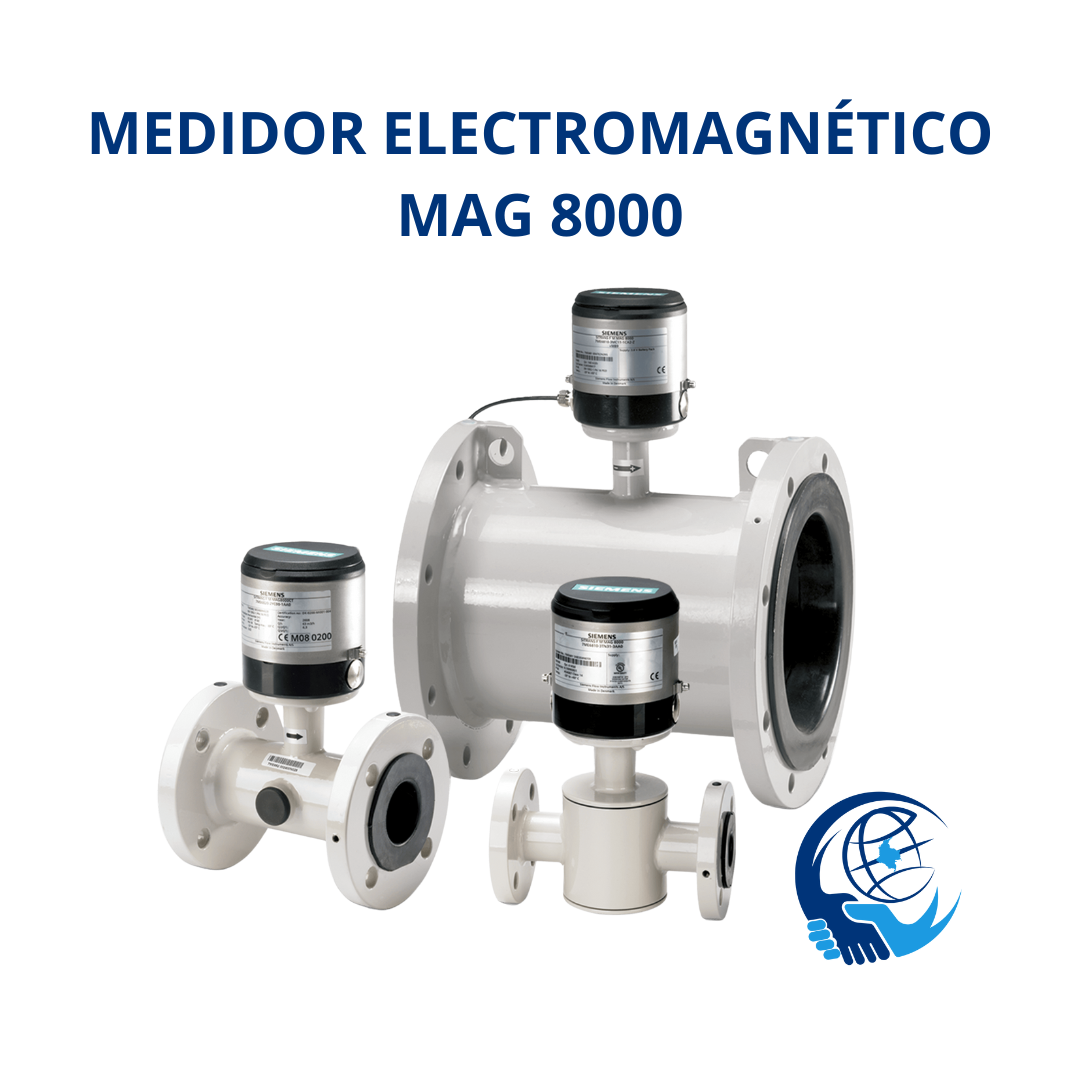 MEDIDOR ELECTROMAGNÉTICO COMPACTO MAG 8000 ALIMENTACIÓN CON BATERÍA