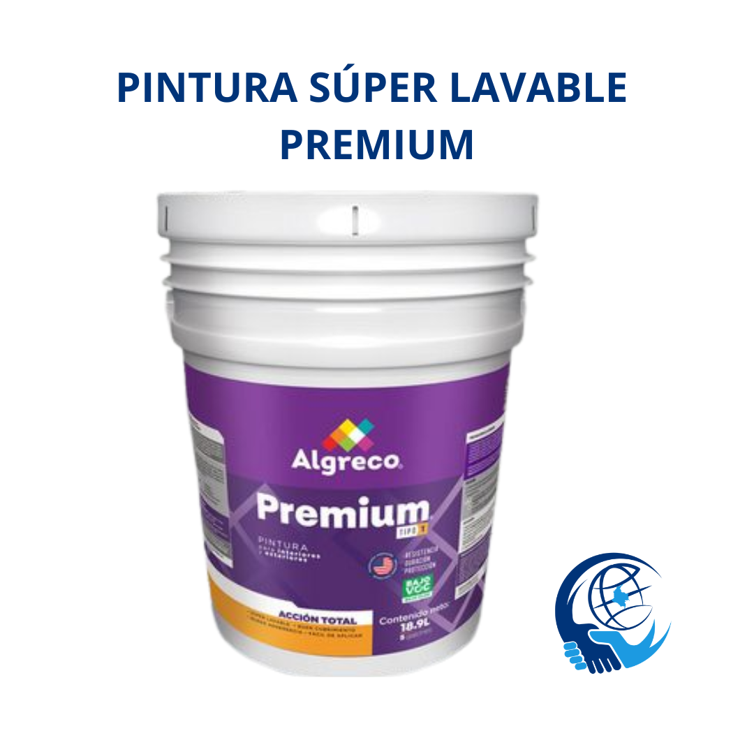 PINTURA PREMIUM SÚPER LAVABLE
