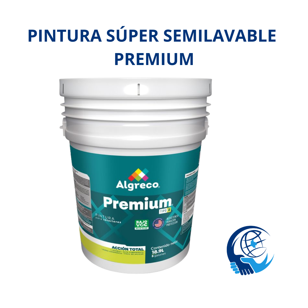 PINTURA PREMIUM SEMILAVABLE Y CUBRIENTE