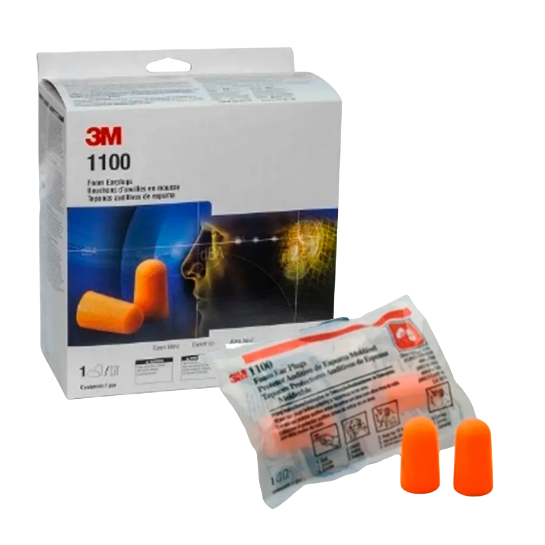 TAPONES AUDITIVOS DE ESPUMA 3M™ 1100, SIN CORDÓN