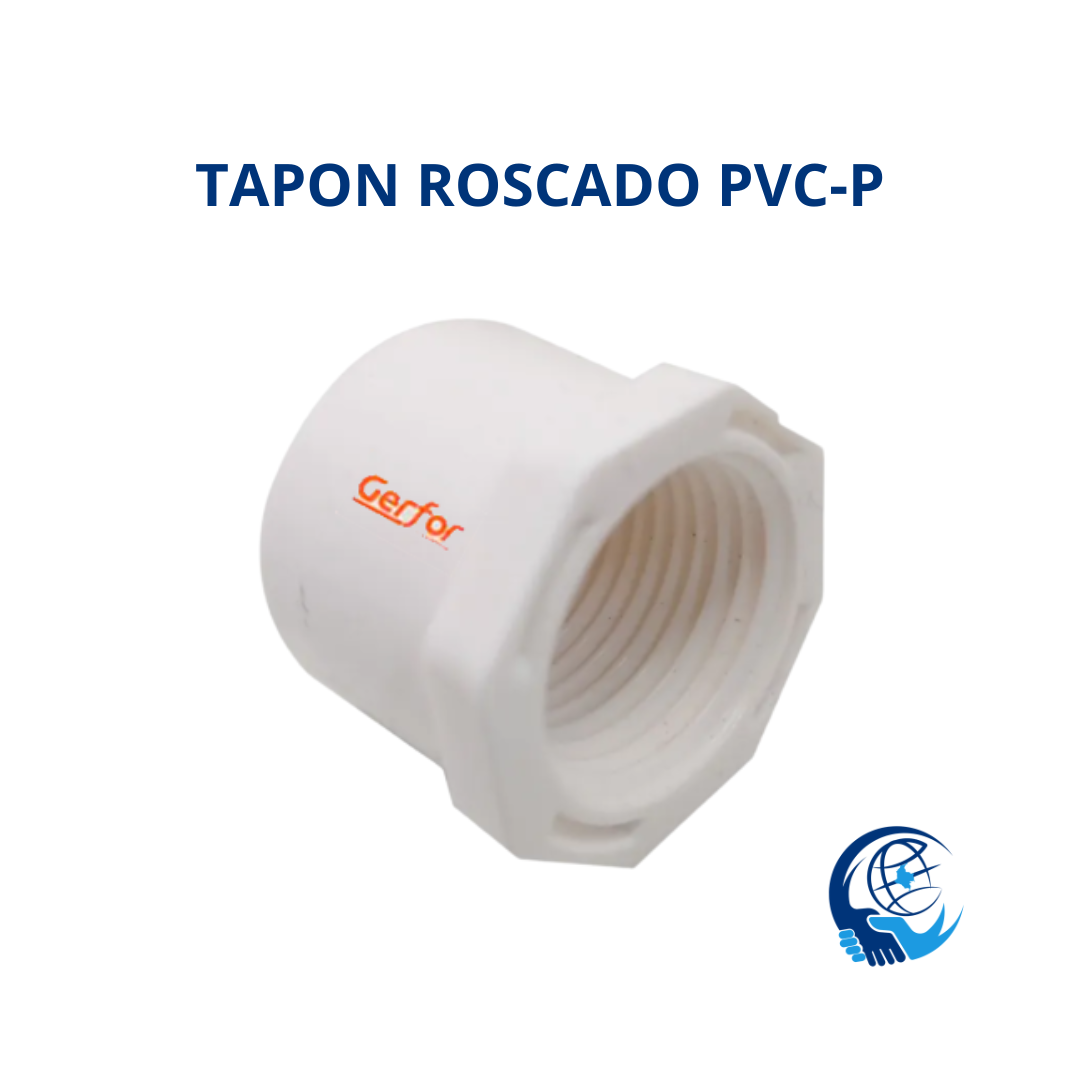 Tapon Roscado PVC Presión SCH 40