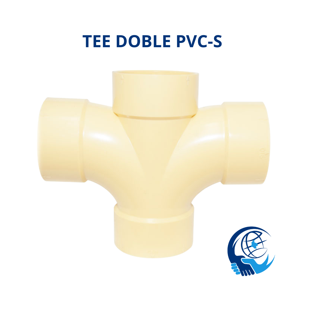 TEE DOBLE PVC SANITARIA