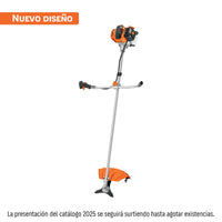 Vista de la desbrozadora a gasolina Truper DES-520