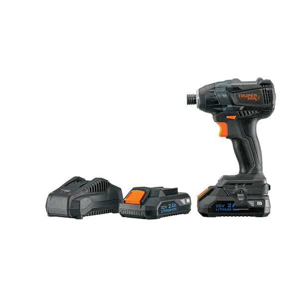 Vista del producto Destornillador de impacto inalámbrico Truper MAX 20 V