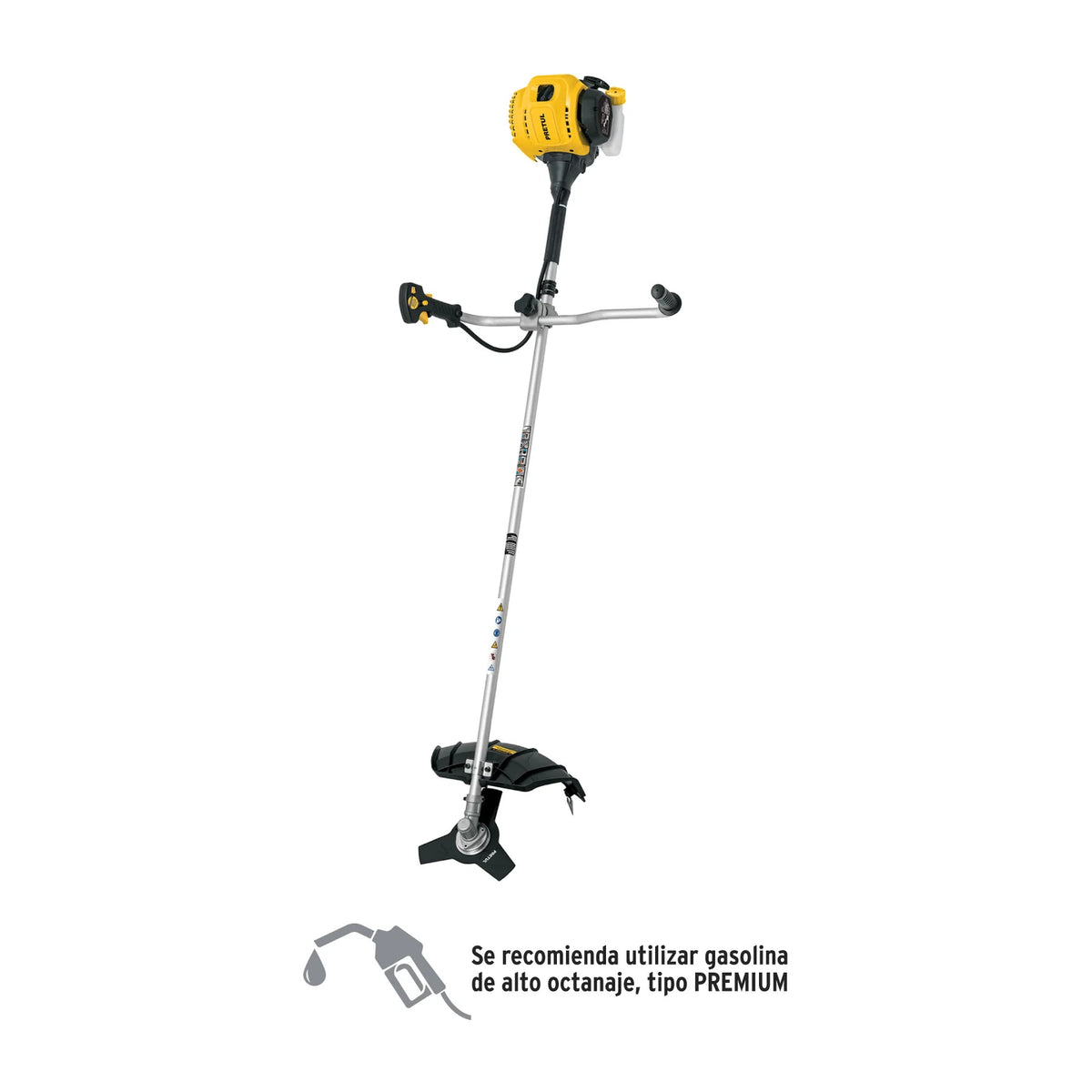 Vista del producto Guadaña a gasolina Pretul 52 cc, manubrio tipo bicicleta