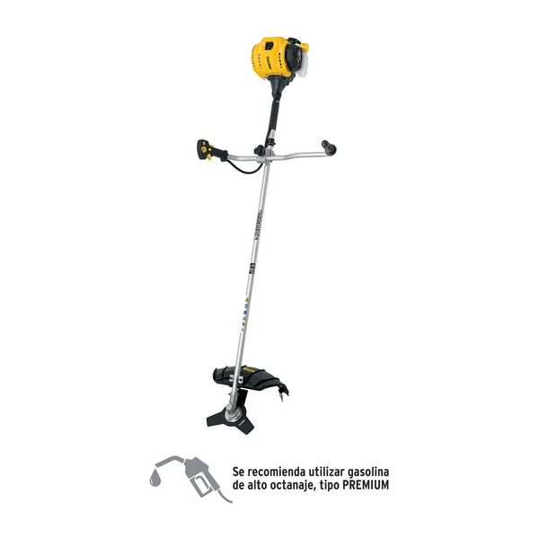 Vista del producto Guadaña a gasolina Pretul 52 cc, manubrio tipo bicicleta
