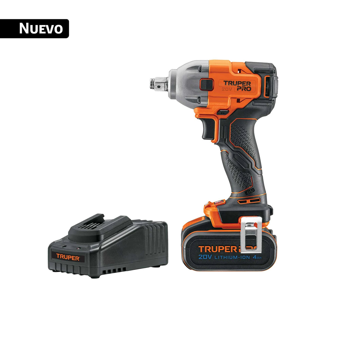 Llave de impacto Truper PRO 20 V, 1/2 pulgada, 250 Nm
