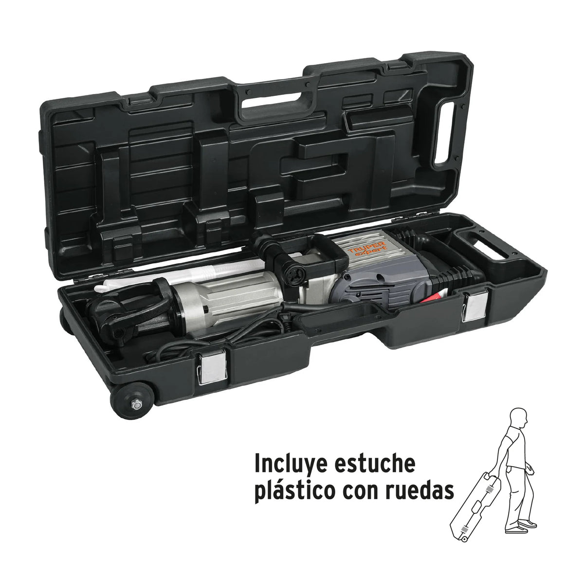 Estuche y accesorios incluidos con el martillo MADE-20NX