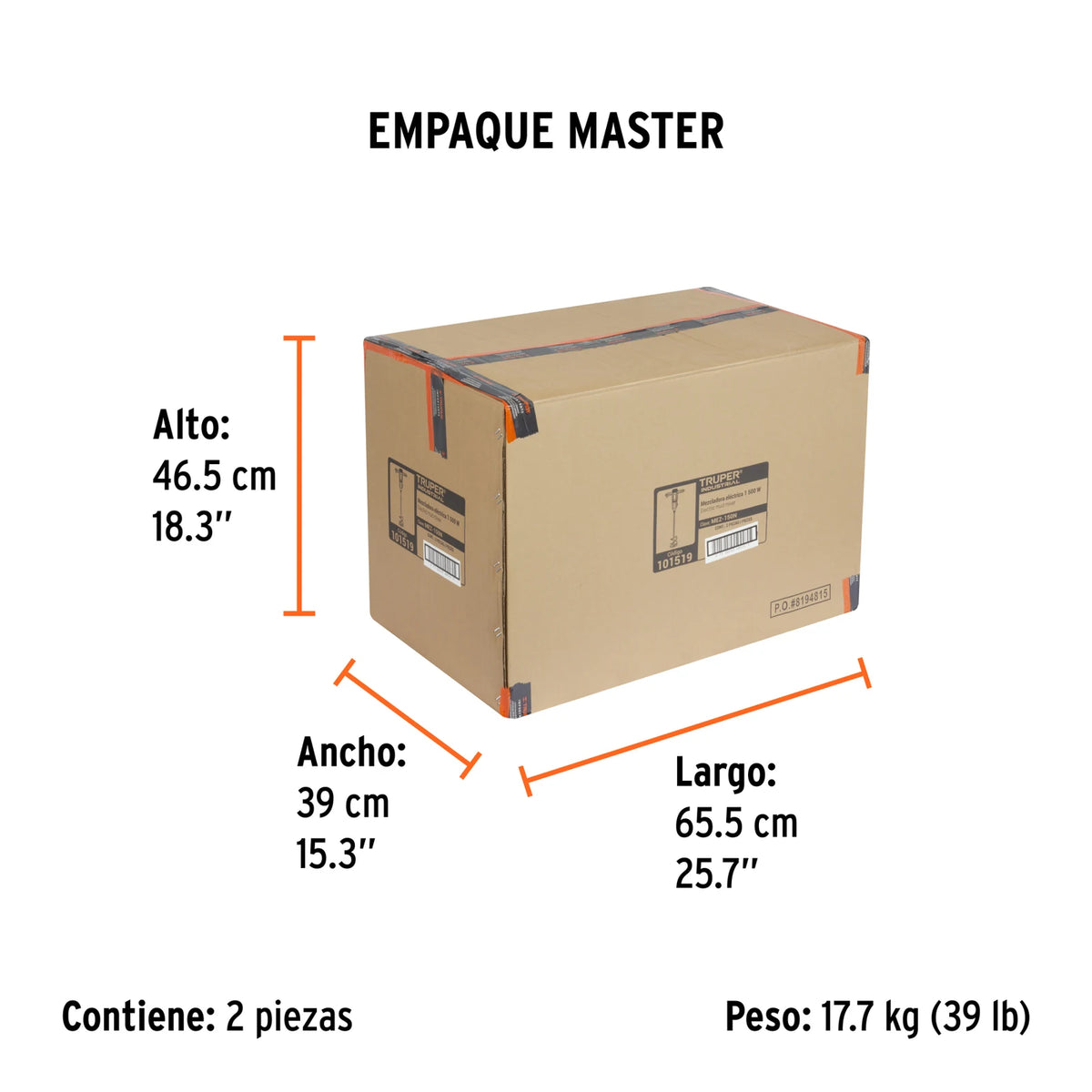 Detalle oficial de MEZ-150N Truper