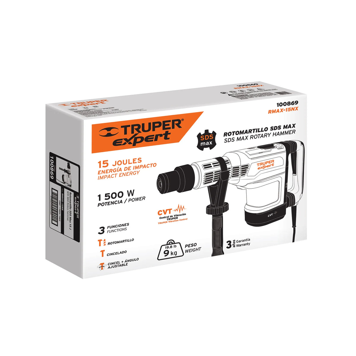 Caja del rotomartillo Truper Expert RMAX-15NX