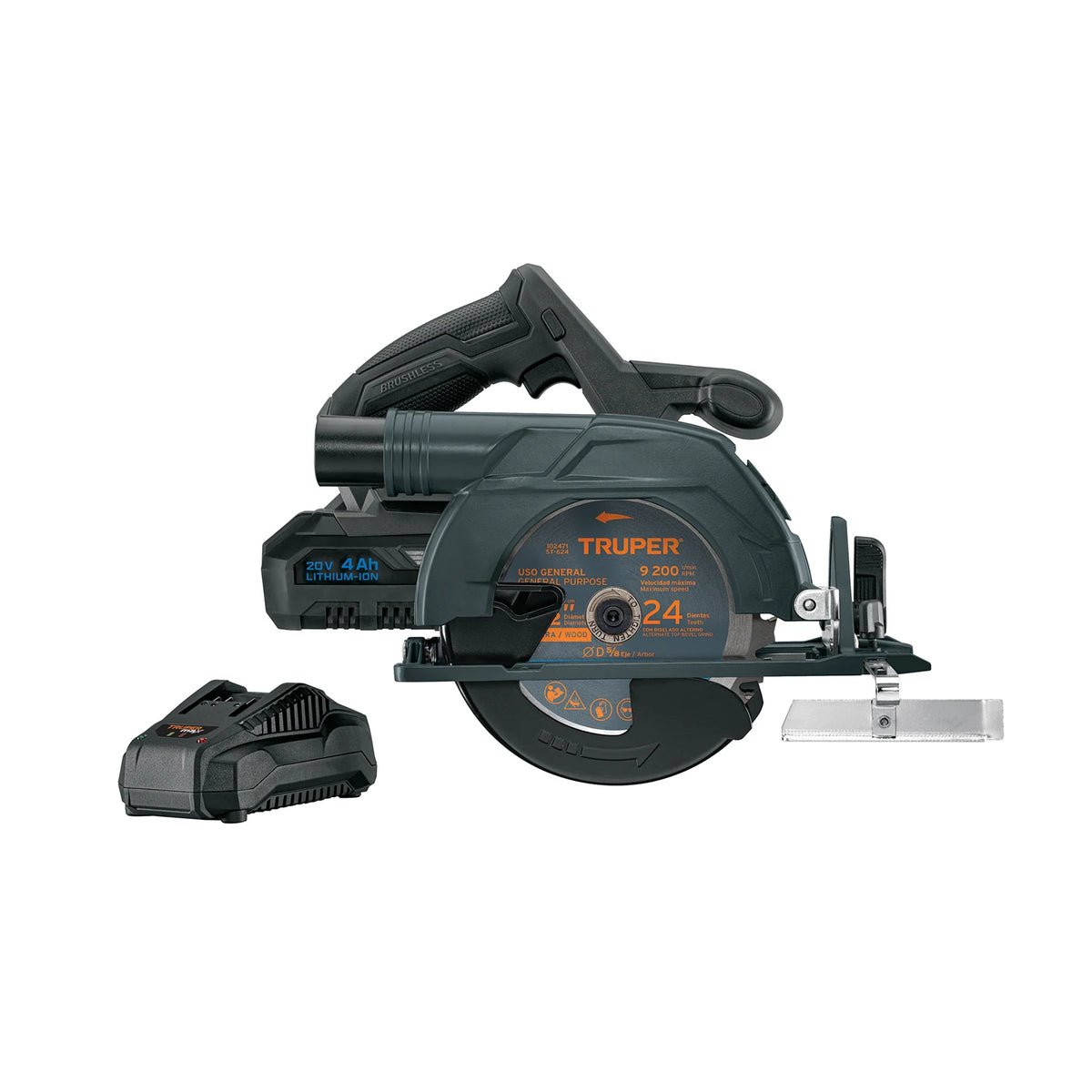 Sierra circular inalámbrica Truper MAX MAX-20SC