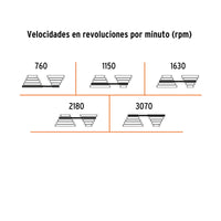 Imagen oficial complementaria de Taladro de banco Truper 8 pulgadas, 1/3 HP, broquero 1/2, con vista de producto o detalle de la referencia TAPI-8