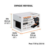 Características de la tronzadora Truper CM-14N